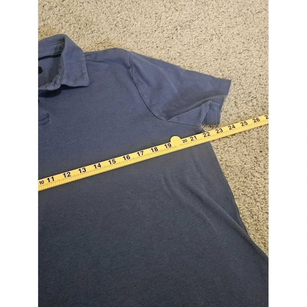 Banana Republic Polo Shirt Men Blue 100% Cotton XL